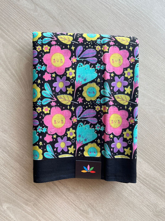 Quirky Printed Mul Cotton Saree-24211-24215