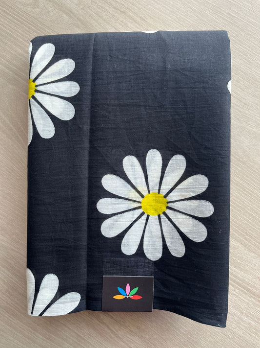 Screen Printed Mul Cotton Saree- 28084-28086