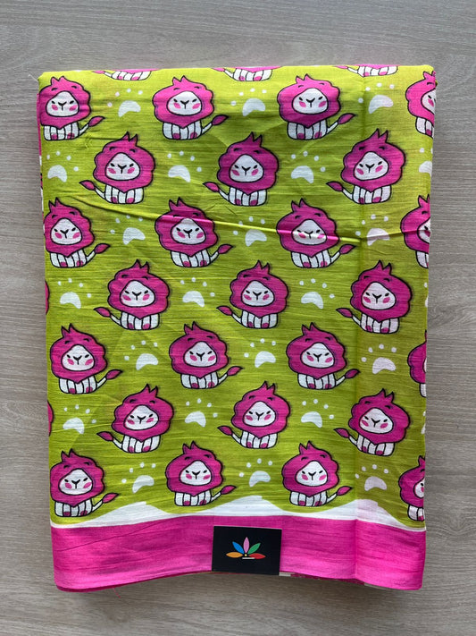 Quirky Printed Mul Cotton Saree-29285-29286