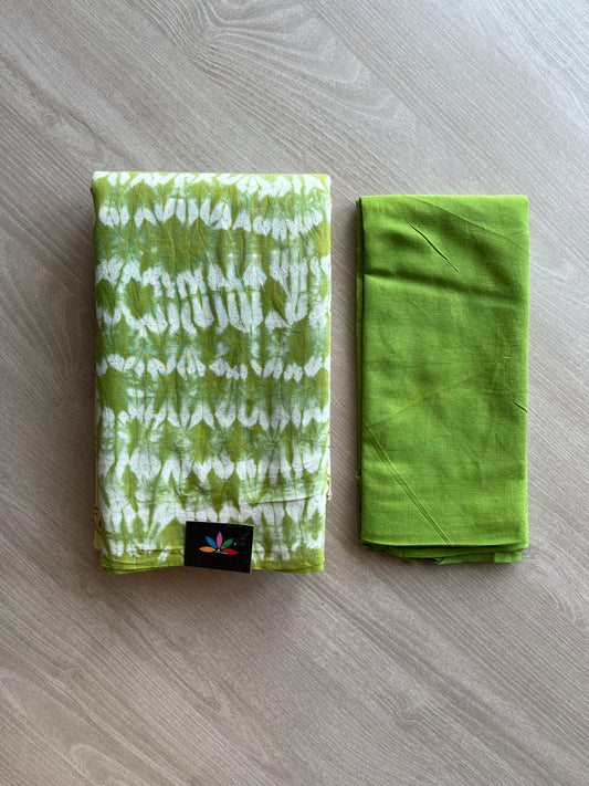 Handblock Printed Mul Cotton Saree- 23878-23879