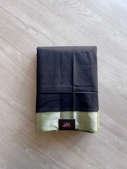 Handloom Mangalagiri Nizam Border Saree-10657