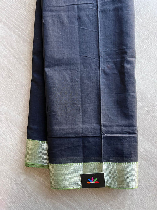 Handloom Mangalagiri Nizam Border Saree-10657