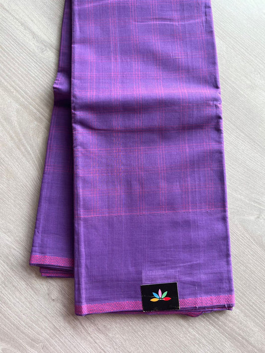 Handwoven Mangalagiri Cotton Saree -4607