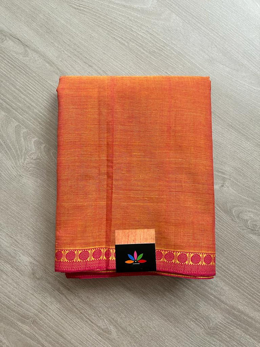 Rudraksham Border Handloom Mangalagiri Cotton Saree -9034