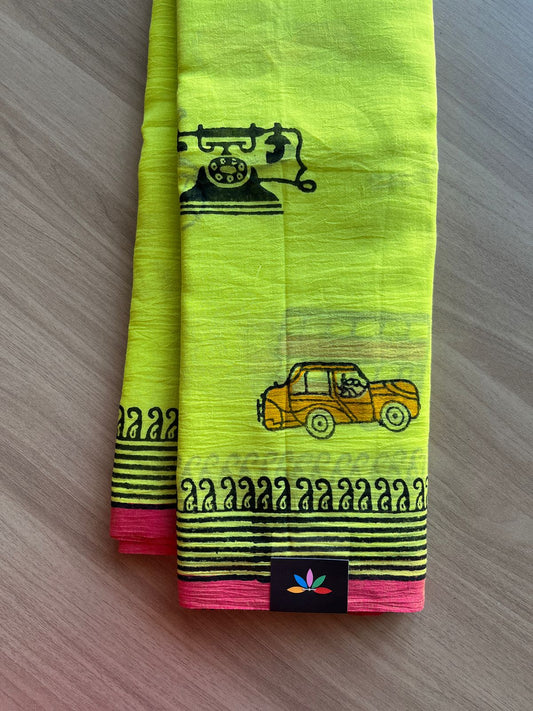 Printed Mul Cotton Saree-21926