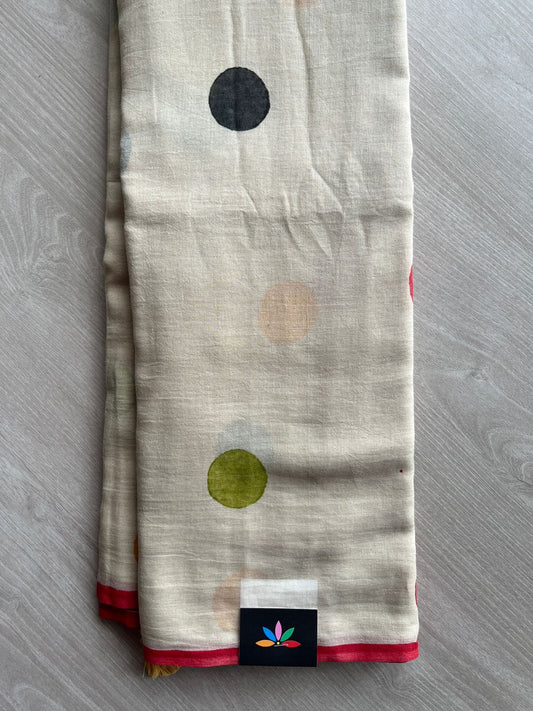 Printed Mul Cotton Saree (Without blouse)-31045
