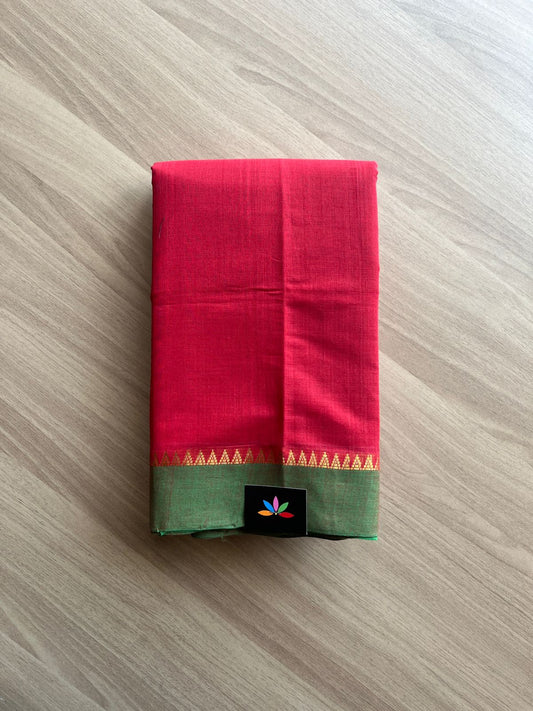 Temple Border Mangalagiri Cotton Saree -13774