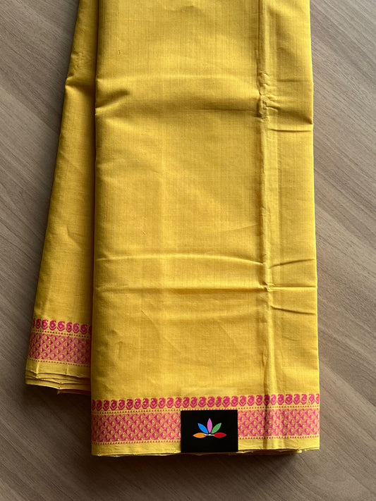 Simple Border Mangalagiri Cotton Saree -13776