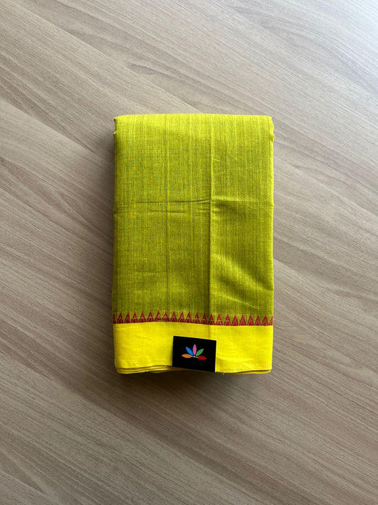 Temple Border Mangalagiri Cotton Saree -13779