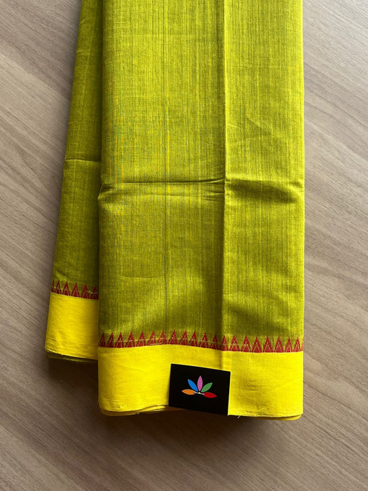 Temple Border Mangalagiri Cotton Saree -13779