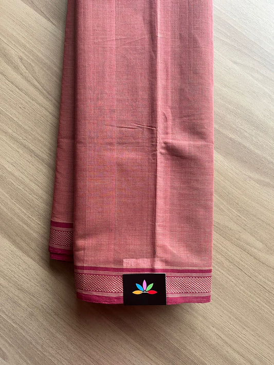 Simple Border Mangalagiri Cotton Saree -13780