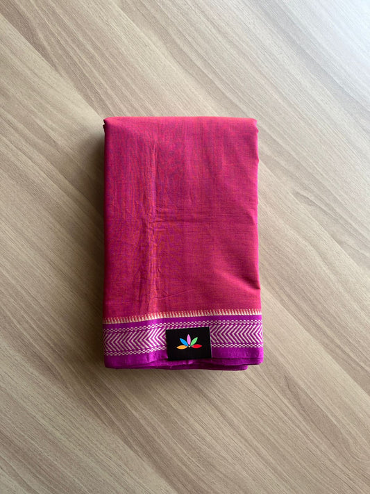 Simple Border Mangalagiri Cotton Saree -13782