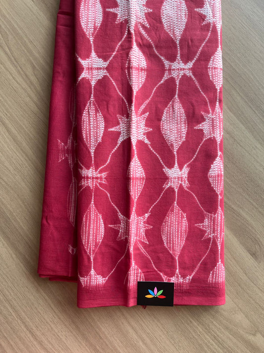 Shibori Mul Cotton Saree -13914