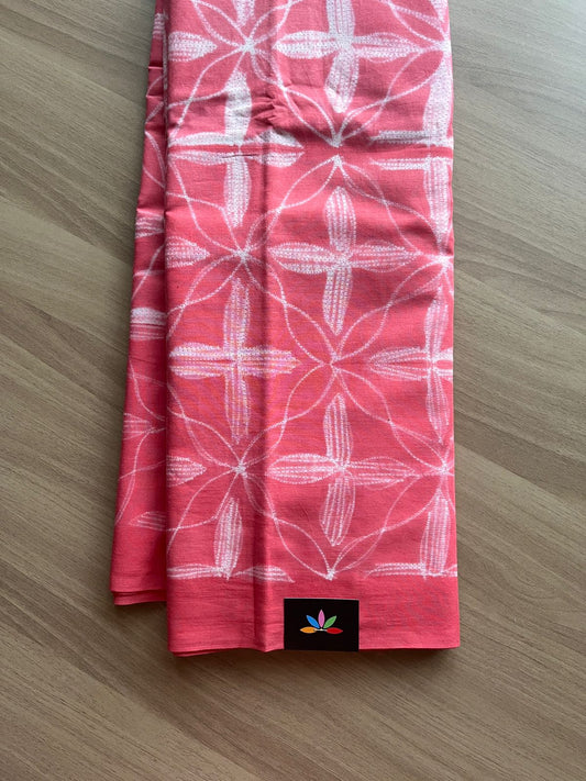 Shibori Mul Cotton Saree -13921