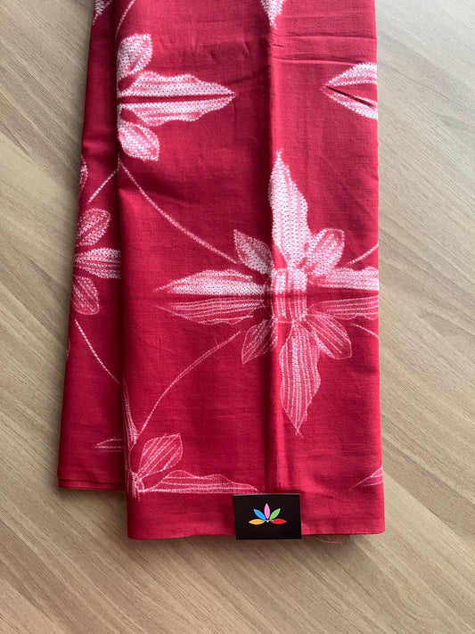 Shibori Mul Cotton Saree -13922