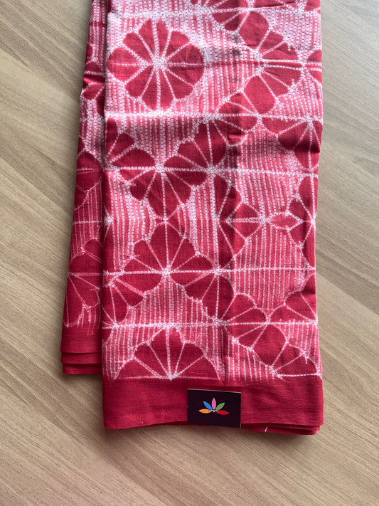 Shibori Mul Cotton Saree -13927