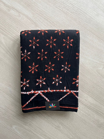Block Printed Mul Cotton Saree-24480