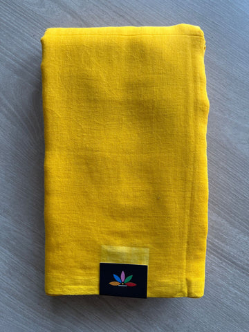 Plain Feather Light Mul Cotton Saree (Without blouse) - 28381_28382