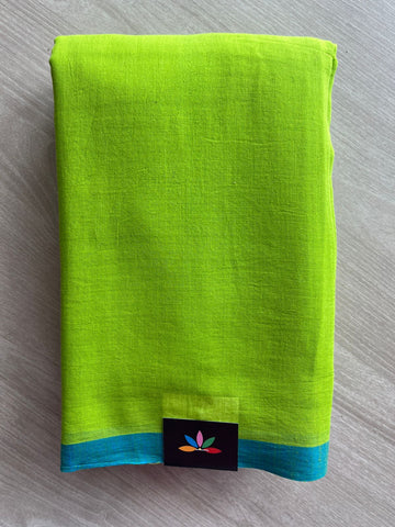 Plain Feather Light Mul Cotton Saree (Without blouse) -28428-28429