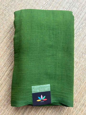 Plain Feather Light Mul Cotton Saree (Without blouse) - 32870