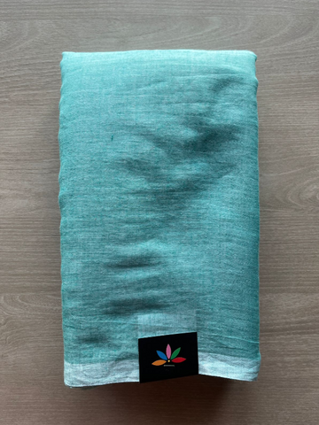 Plain Feather Light Mul Cotton Saree (Without blouse) - 32999-33000