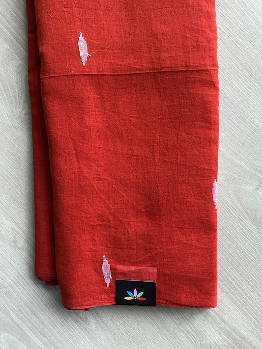 Fine Mul Cotton Jamdani Saree - 35858