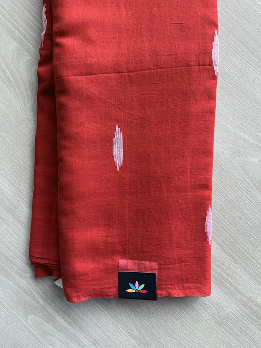 Fine Mul Cotton Jamdani Saree - 35862
