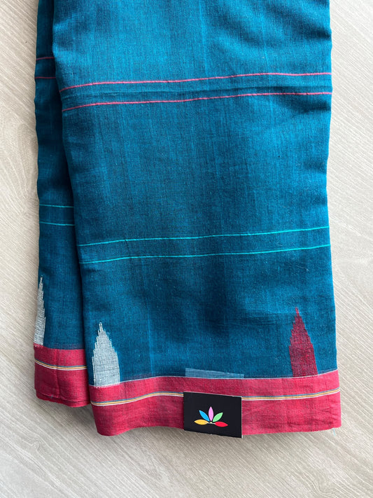 Simple Mul Cotton Jamdani Saree - 36722