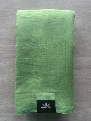 Plain Feather Light Mul Cotton Saree (Without blouse) -33027-33028