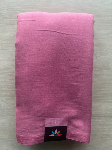 Plain Feather Light Mul Cotton Saree (Without blouse) -33029-33030