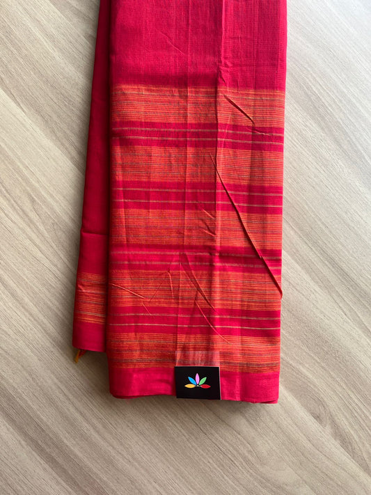 Simple Handloom Mangalagiri Cotton Saree -14704