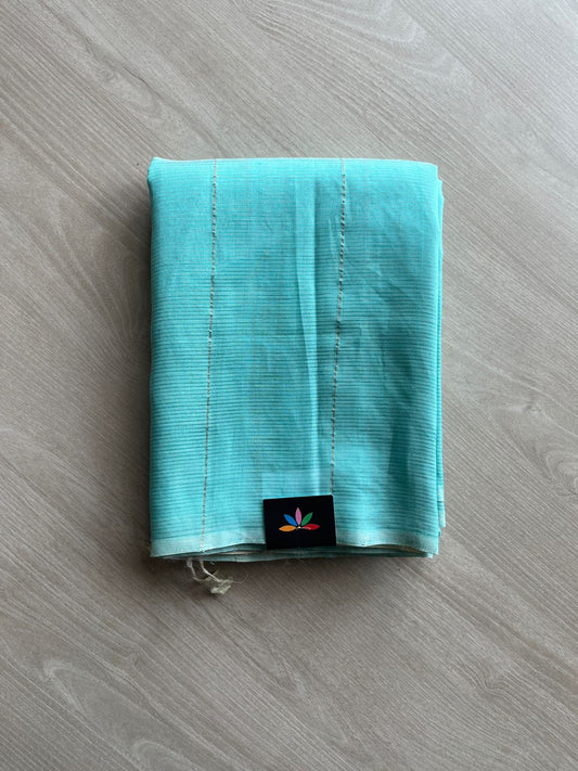 Mangalagiri Silk Cotton Saree with Digital Printed Pallu and Blouse-23474