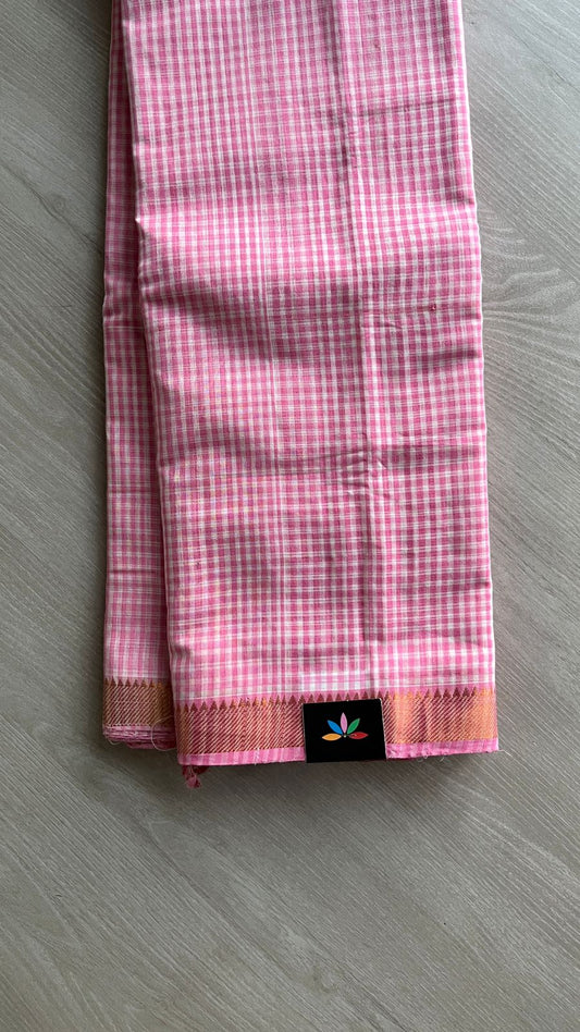 Handloom Mangalagiri Cotton Saree -25012