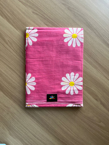 Pre-Booking Quirky Printed Mul Cotton Saree-22146-22150