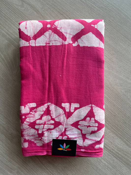 Handblock Printed Mul Cotton Saree-27239