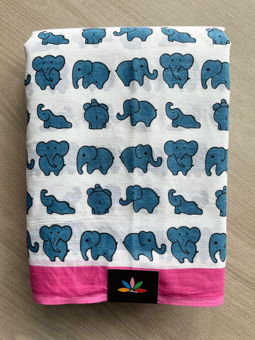 Quirky Printed Mul Cotton Saree - 32395_32396_32397_32398_32399