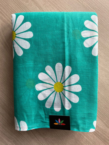Quirky Printed Mul Cotton Saree - 32405_32406_32407_32408_32409