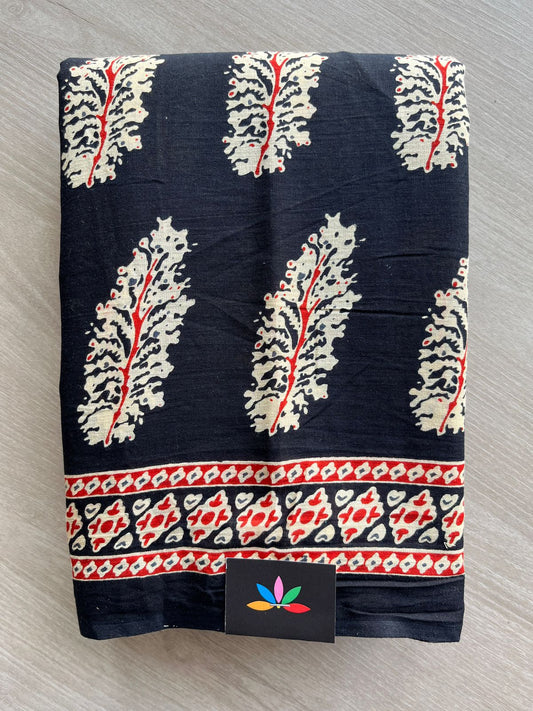 Designer Screen Printed Mul Cotton Saree- 32462_32463