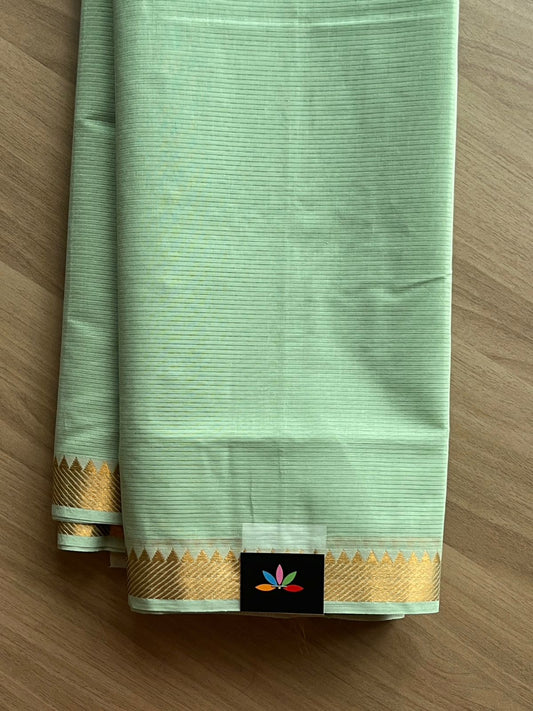 Small Nizam Border Mangalagiri Cotton Saree-14229