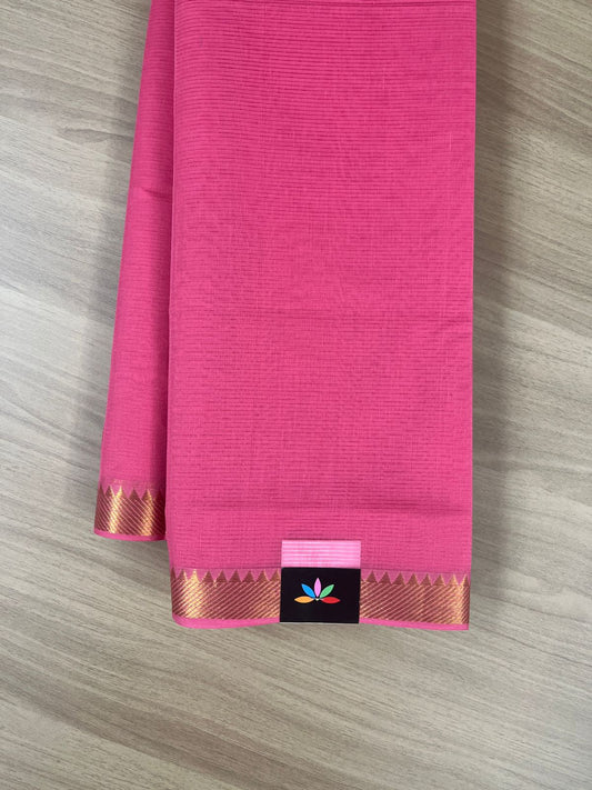 Small Nizam Border Mangalagiri Cotton Saree-14236