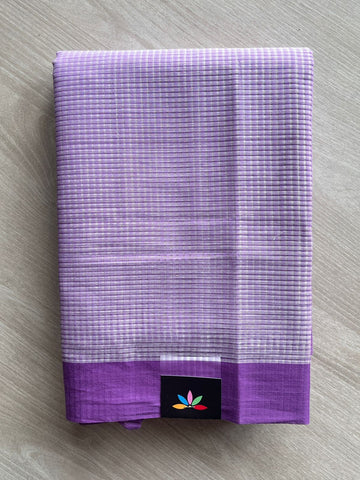 Missing Checks Mangalagiri Cotton Saree - 35439