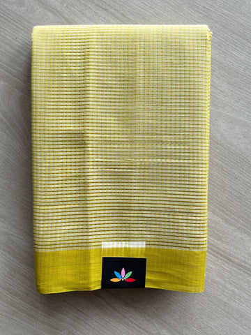 Missing Checks Mangalagiri Cotton Saree - 35441