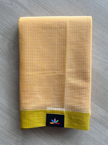 Missing Checks Mangalagiri Cotton Saree - 35443