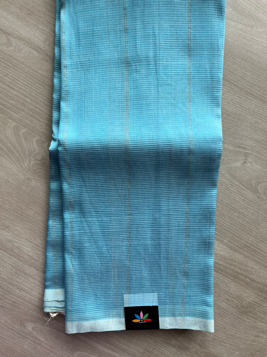 Mangalagiri Silk Cotton Saree with Digital Printed Pallu and Blouse-23469