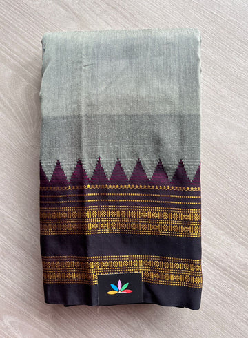 Temple Border Mercerized Cotton Ilkal Saree-26785