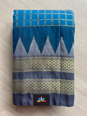 Temple Border Mercerized Cotton Ilkal Saree-26786