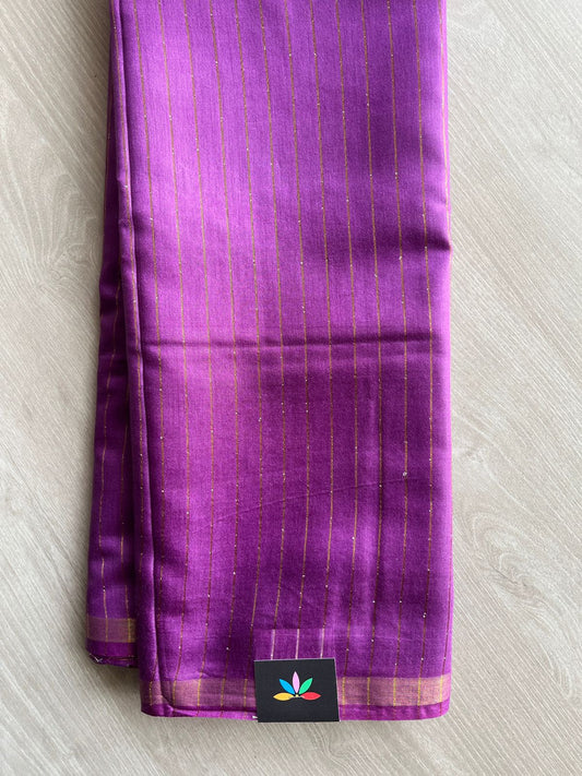 Easy -Drape Striped Blended Art Silk Saree-27601