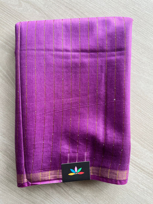 Easy -Drape Striped Blended Art Silk Saree-27601