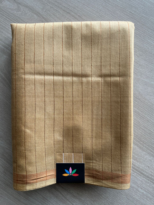 Easy -Drape Striped Blended Art Silk Saree-27602