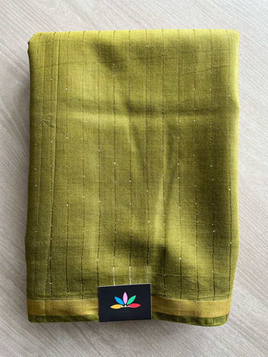 Easy -Drape Striped Blended Art Silk Saree-27603